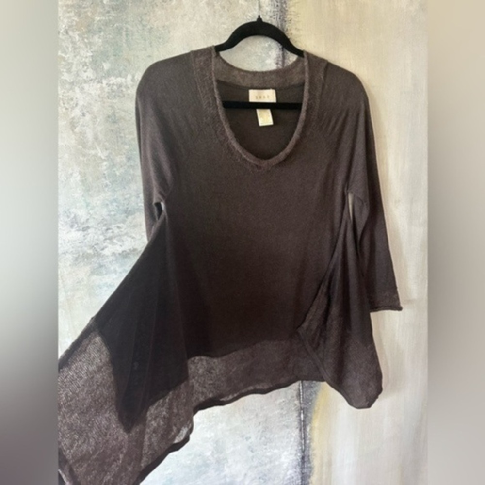 Sale — Brown Cashmere Silk Sweater by SHAE, S